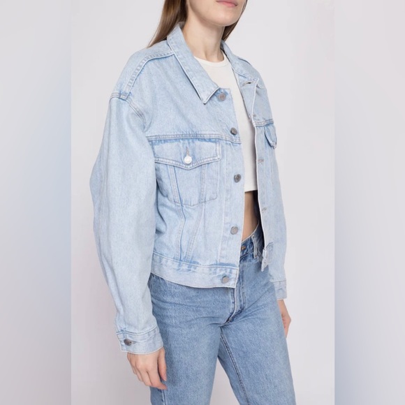 Vintage 1990s Guess Jeans Georges Marciano Denim Jacket Made in USA - Picture 1 of 10